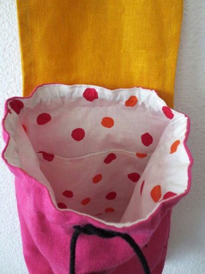 Ryggsäck Gul/cerise - Bild 2