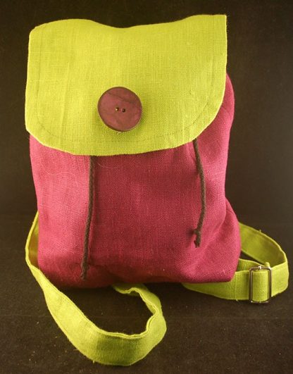 Ryggsäck lila/lime